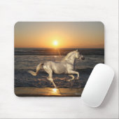 Fantasie-Pferde: Sonnenuntergang Mousepad (Mit Mouse)