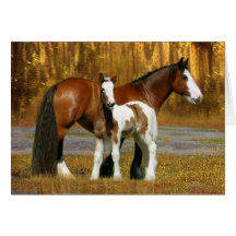 Fantasie-Pferde: Stute u. Fohlen