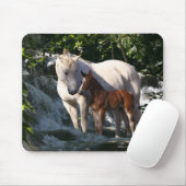Fantasie-Pferde: Wasserfall Mousepad (Mit Mouse)