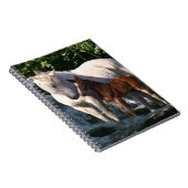 Fantasie-Pferde: Wasserfall Notizblock (Rechte Seite)