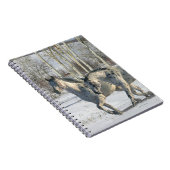 Fantasie-Pferde: Winter-Märchenland Notizblock (Rechte Seite)