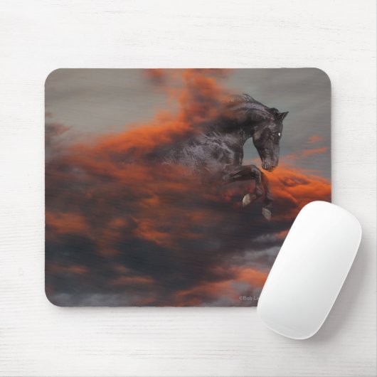 Fantasie-Pferde: Wolken Mousepad (Mit Mouse)