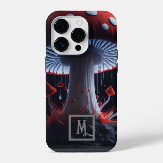 Fantasie-Pilz iPhone Hülle (Rückseite)