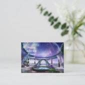 Fantasie-Pool-Visitenkarten Visitenkarte (Stehend Vorderseite)