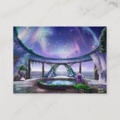 Fantasie-Pool-Visitenkarten Visitenkarte (Rückseite)