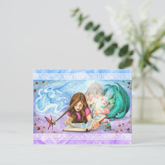Fantasie Postkarte (Stehend Vorderseite)