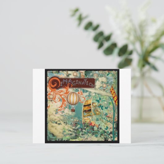 Fantasie Postkarte (Stehend Vorderseite)