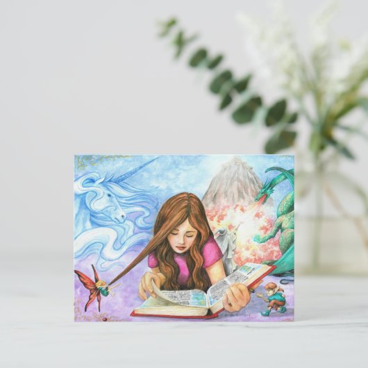 Fantasie Postkarte (Stehend Vorderseite)