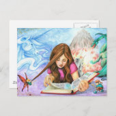 Fantasie Postkarte (Vorne/Hinten)