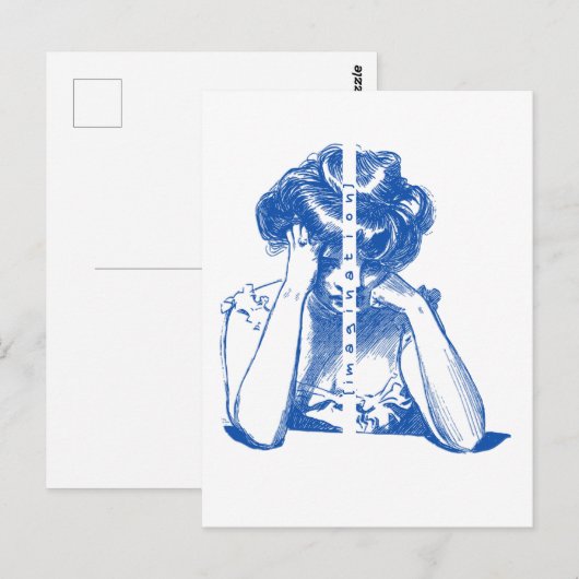 Fantasie Postkarte (Vorne/Hinten)