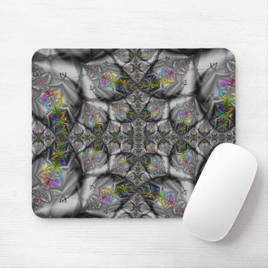 Fantasie | Rainbow Fraktal Art Mousepad (Mit Mouse)