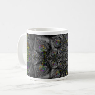 Fantasie   Rainbow Fraktal Art Wrap Kaffeetasse