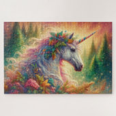 Fantasie Regenbogen Träumerisches Einhorn Puzzle (Horizontal)