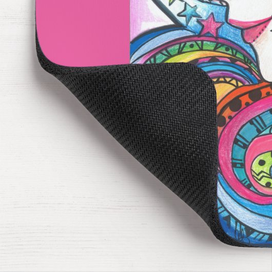 Fantasie-Regenbogen und Sun Mousepad (Ecke)