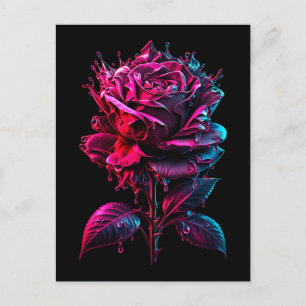 Fantasie-Rose Postkarte