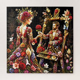 Fantasie-Rose Puzzle