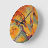 Fantasie Runde Wanduhr (Winkel)