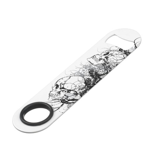 Fantasie-Schädel Speed Flaschenöffner (Vorderseite Schrägansicht)