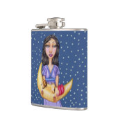 Fantasie-schlafende sichelförmige flachmann (Links)