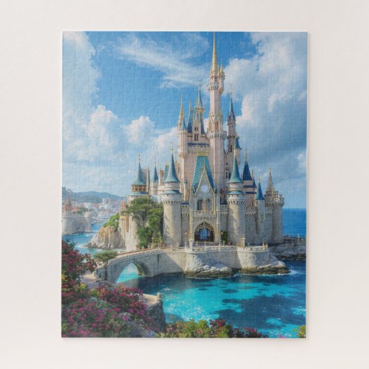 Fantasie Schloss Puzzle (Vertikal)