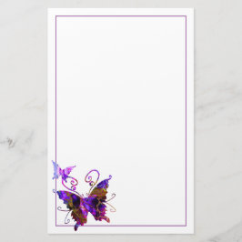 Fantasie-Schmetterlinge Briefpapier
