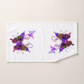 Fantasie-Schmetterlinge Handtuch (Handtuch)