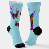 Fantasie Schmetterlinge Socken (Gewinkelt)