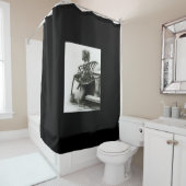 Fantasie schürt meine Realität Duschvorhang (Beispiel)