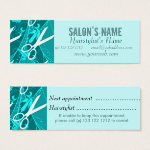Fantasie Scissors Muster Beleza Salon-Verabredung