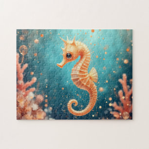 Fantasie-Seepferdchen Puzzle