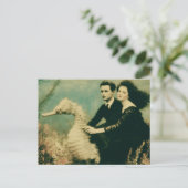 Fantasie-Seepferdchen-Reise Postkarte (Stehend Vorderseite)