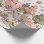 Fantasie-Seidenpapier Geschenkpapier (Ecke)