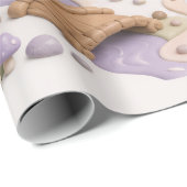Fantasie-Seidenpapier Geschenkpapier (Rolleneckpunkt)
