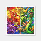 Fantasie Serviette (Vorderseite)