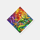 Fantasie Serviette (Ecke)