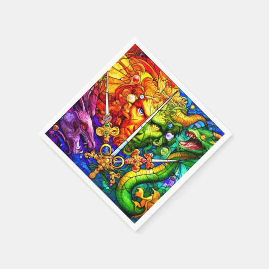 Fantasie Serviette (Ecke)