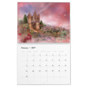 Fantasie setzt Kunst-Kalender Kalender (Feb 2027)