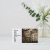 Fantasie - Spuk - das Wärter-Haus Visitenkarte (Stehend Vorderseite)