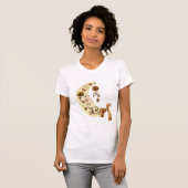 Fantasie Steampunk Mond T-Shirt (Vorne ganz)