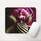Fantasie-Szene mit Ananas-Mädchen Mousepad (Mit Mouse)