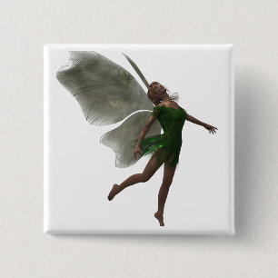 Fantasie-Tanzen-Waldfeenhafte Feen-Frau Button