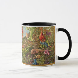 Fantasie-Tasse: Blüten-Jungen-Träumen Tasse