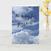 Fantasie trägt die Beileids-Karte zur Schau ", die Karte (Gelbe Blume)