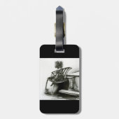 Fantasie treibt meine Realität an Gepäckanhänger (Rückseite vertikal)