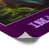 Fantasie und Blume Inspiration Poster (Ecke)