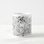 Fantasie-und Mythos-Collagen-Tasse Kaffeetasse (Mittel)