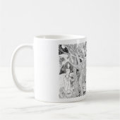 Fantasie-und Mythos-Collagen-Tasse Kaffeetasse (Links)