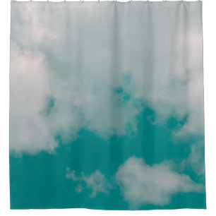 Fantasie und Vintage dynamische Wolke und Himmel m Duschvorhang
