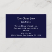 Fantasie-Vampirs-dunkle Engels-Visitenkarten Visitenkarte (Rückseite)