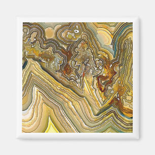 Fantasie-verrückter Spitze-Achat-Opus 01 Magnet